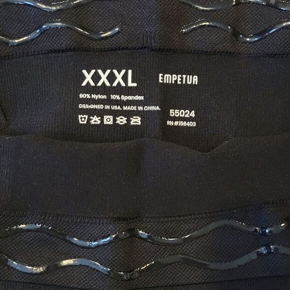 Empetua Black High Waisted Shaper Shorts Size 3X - Picture 5 of 5